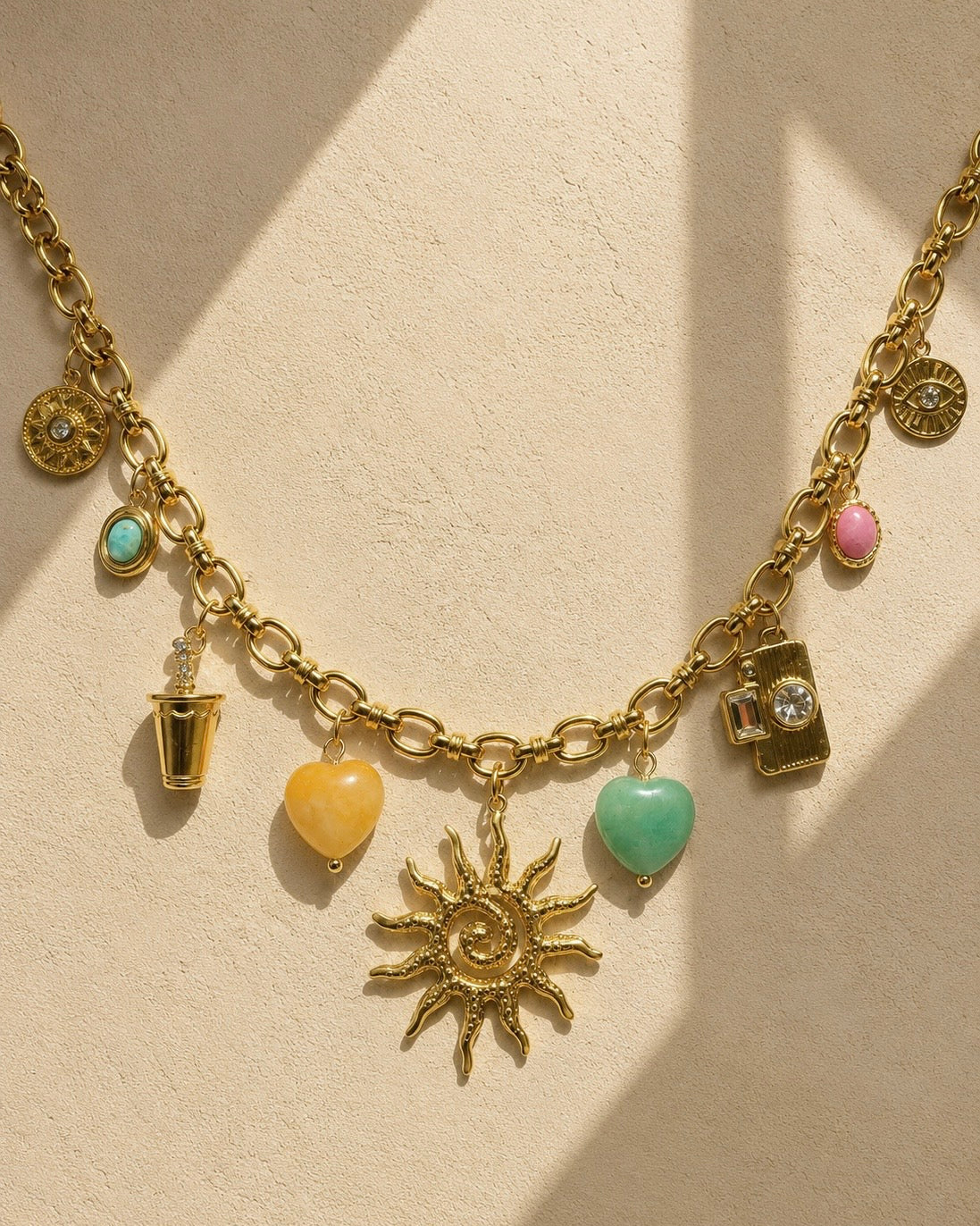 Golden Hour Charm Necklace