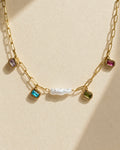 Pearl & Stone Necklace