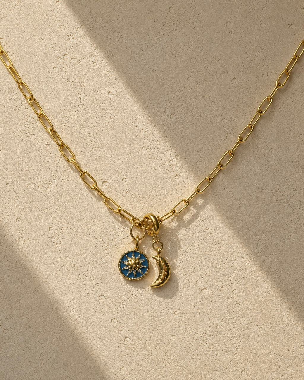 Celestial Paperclip Necklace