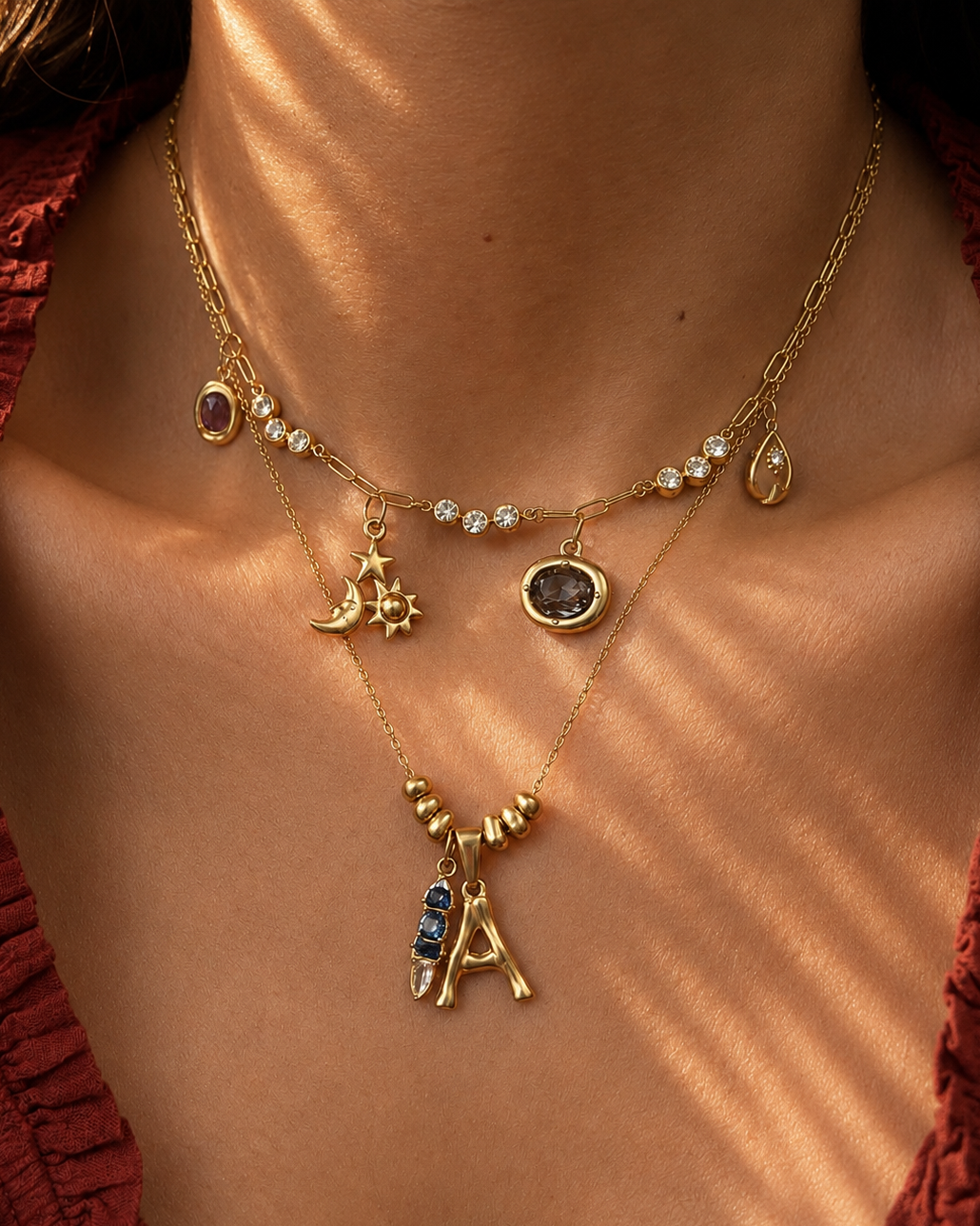 Celestial Stone Necklace