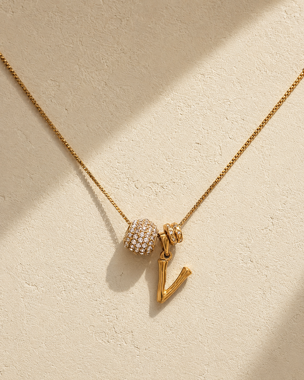 Minimal Letter Necklace