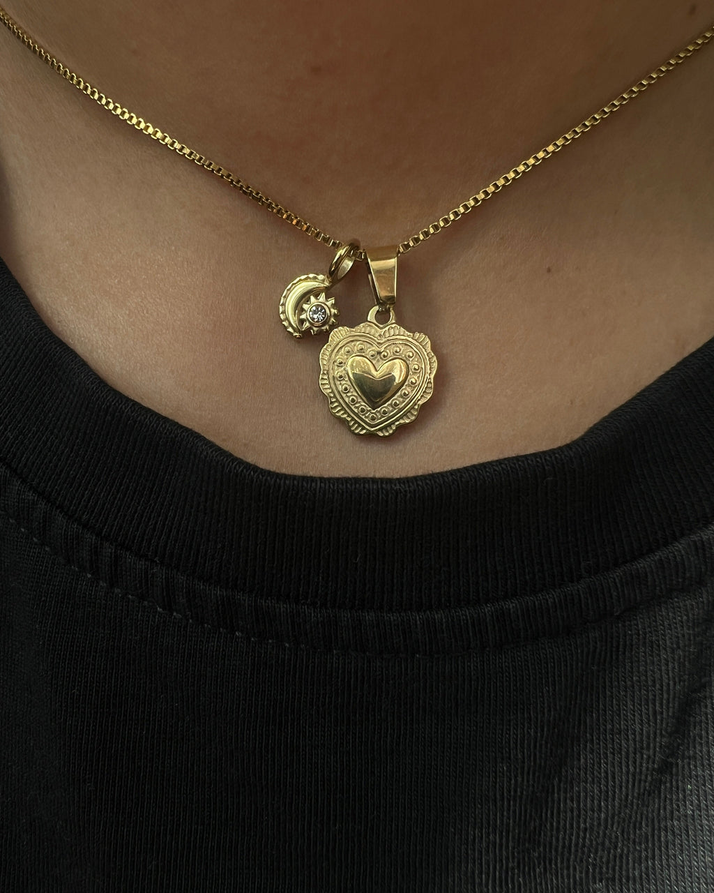 Vintage Heart Necklace