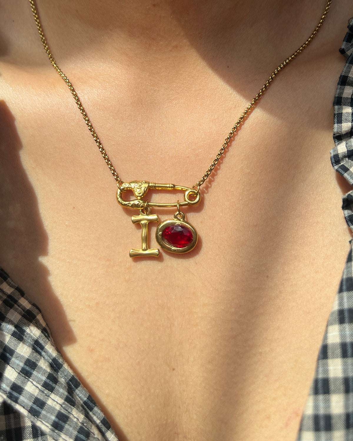 Linked Letter Necklace