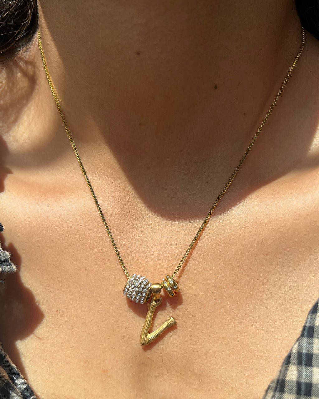 Minimal Letter Necklace