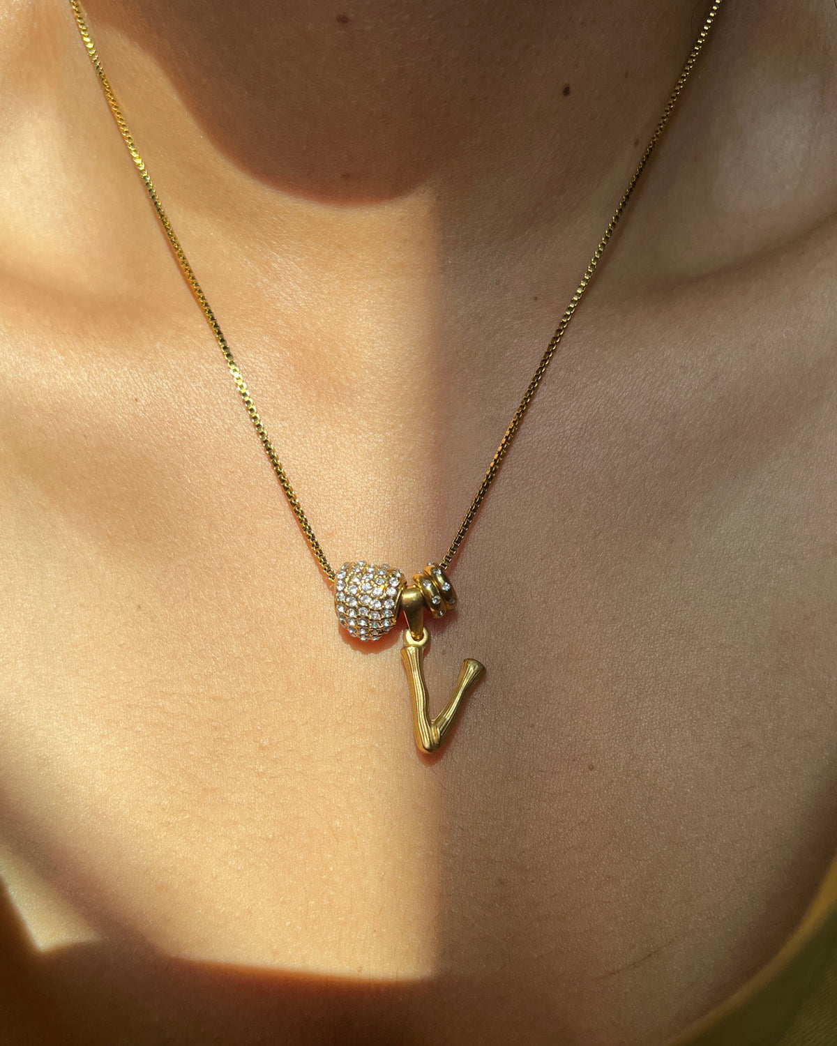 Minimal Letter Necklace