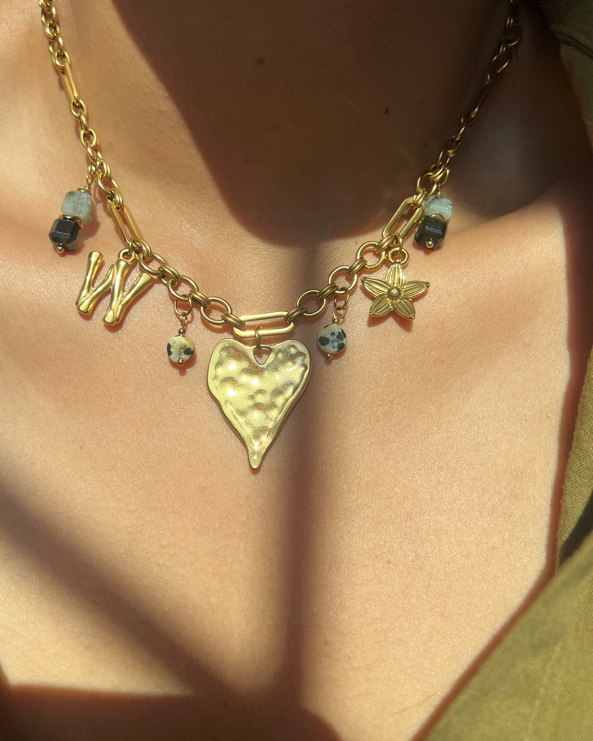 Letter Charm Necklace