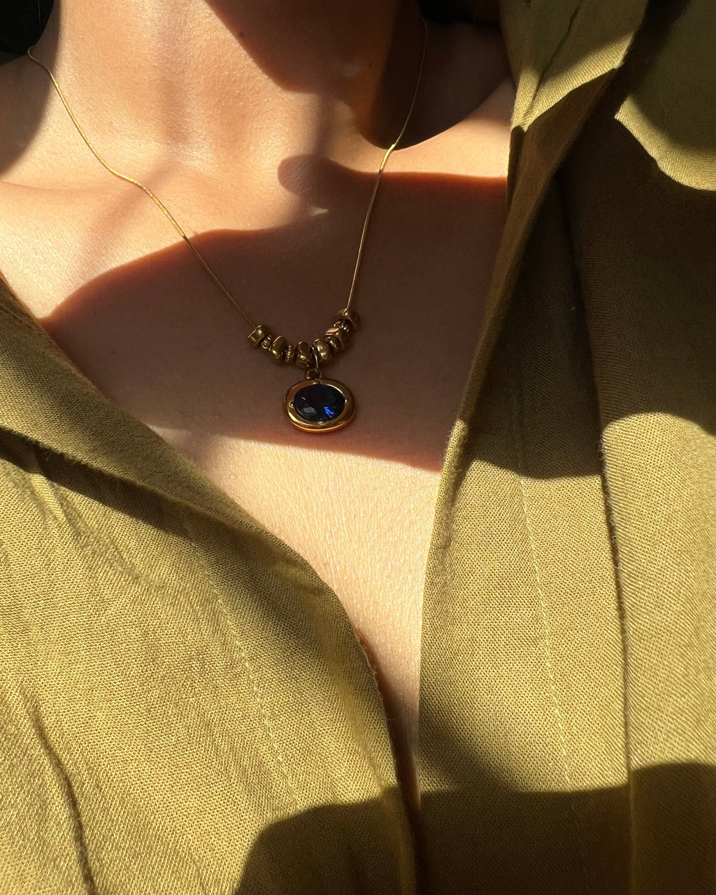 Beaded Pendant Necklace