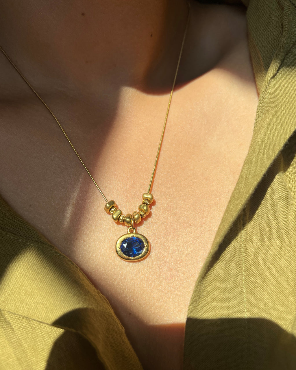 Beaded Pendant Necklace