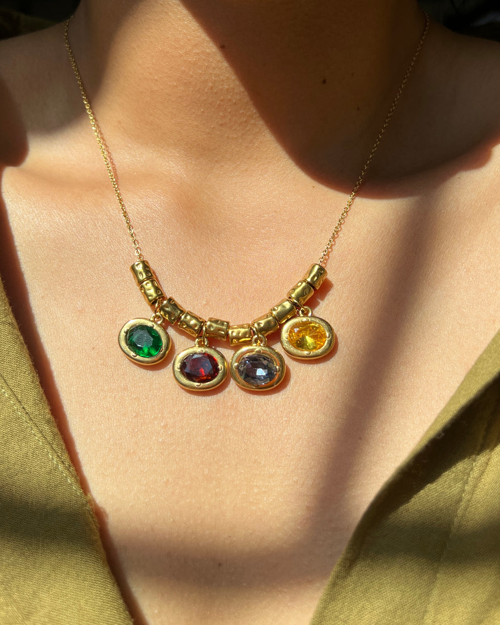 Statement Stone Necklace