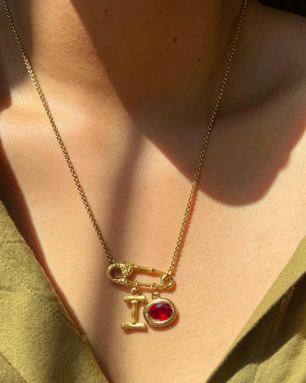 Linked Letter Necklace