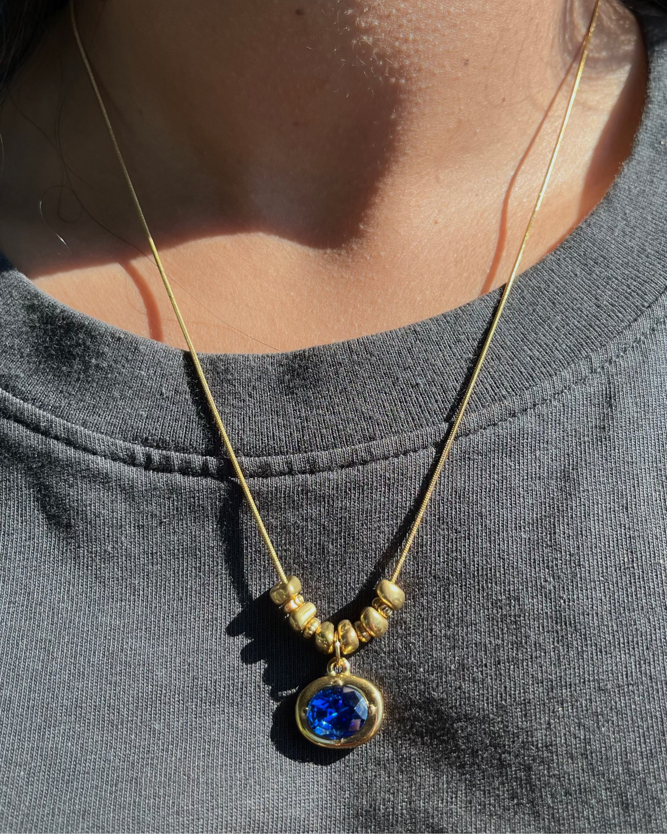 Beaded Pendant Necklace