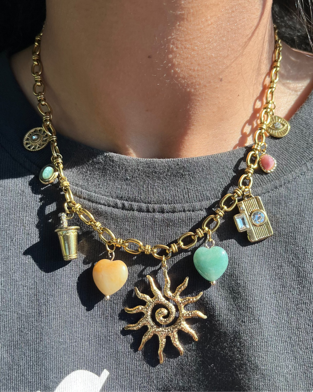 Golden Hour Charm Necklace