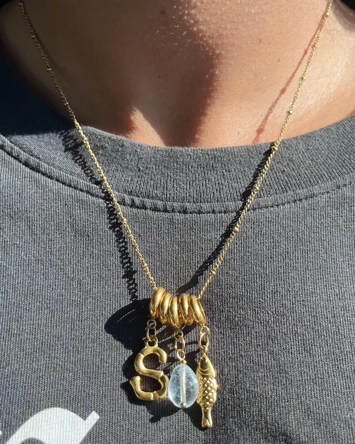 Seaside Letter Necklace