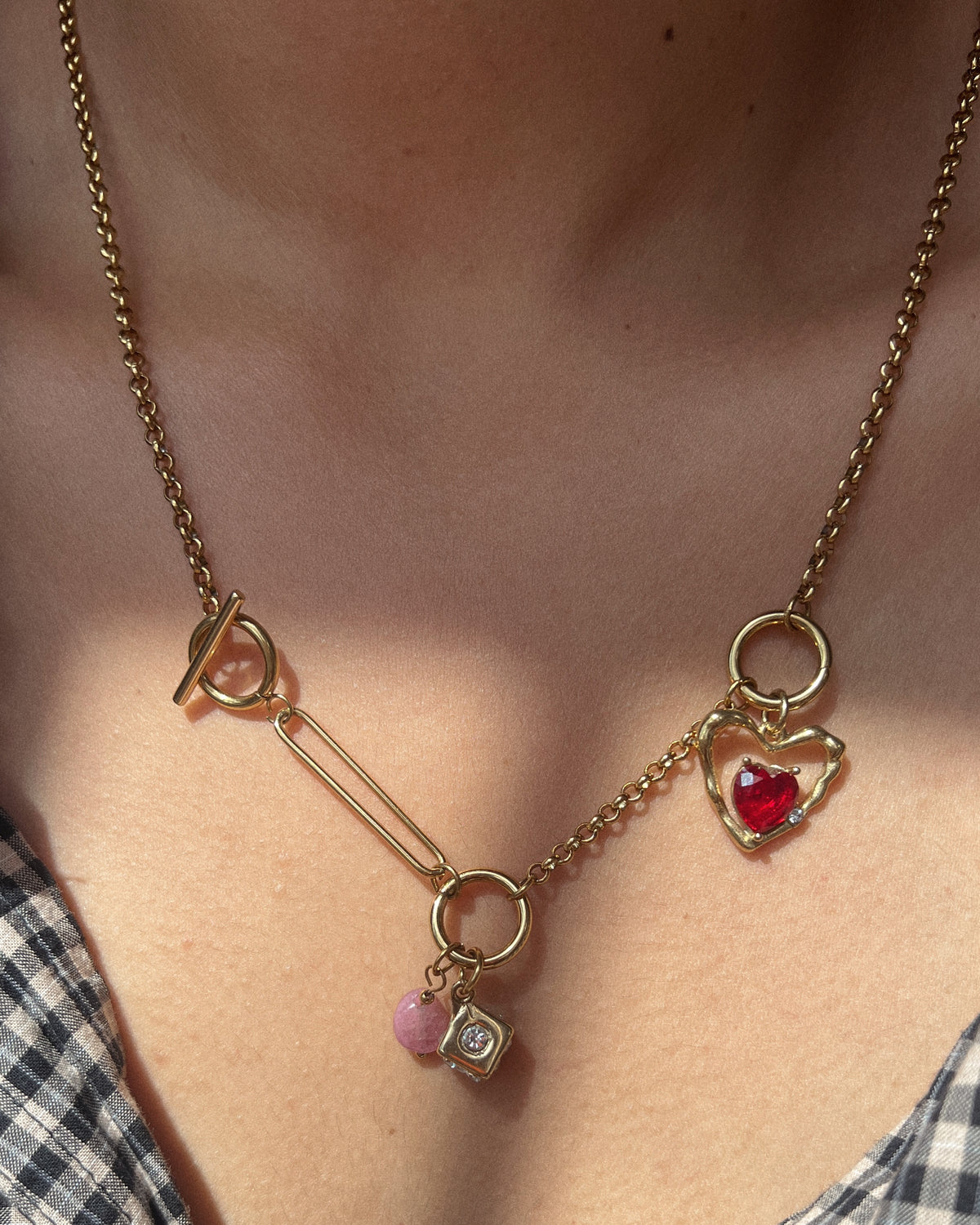 Heart Stone Necklace