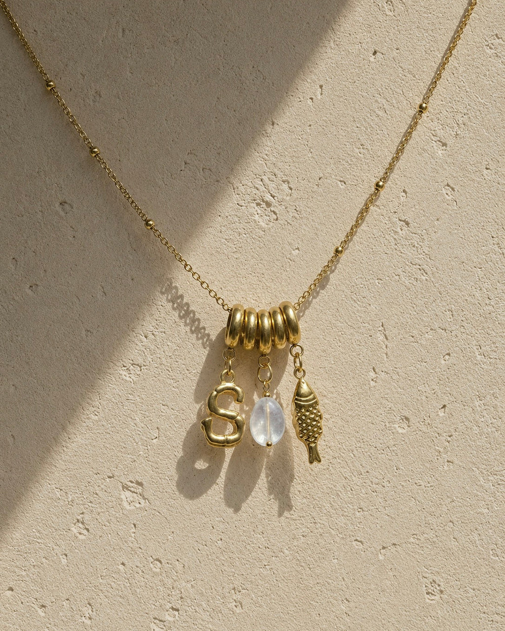 Seaside Letter Necklace