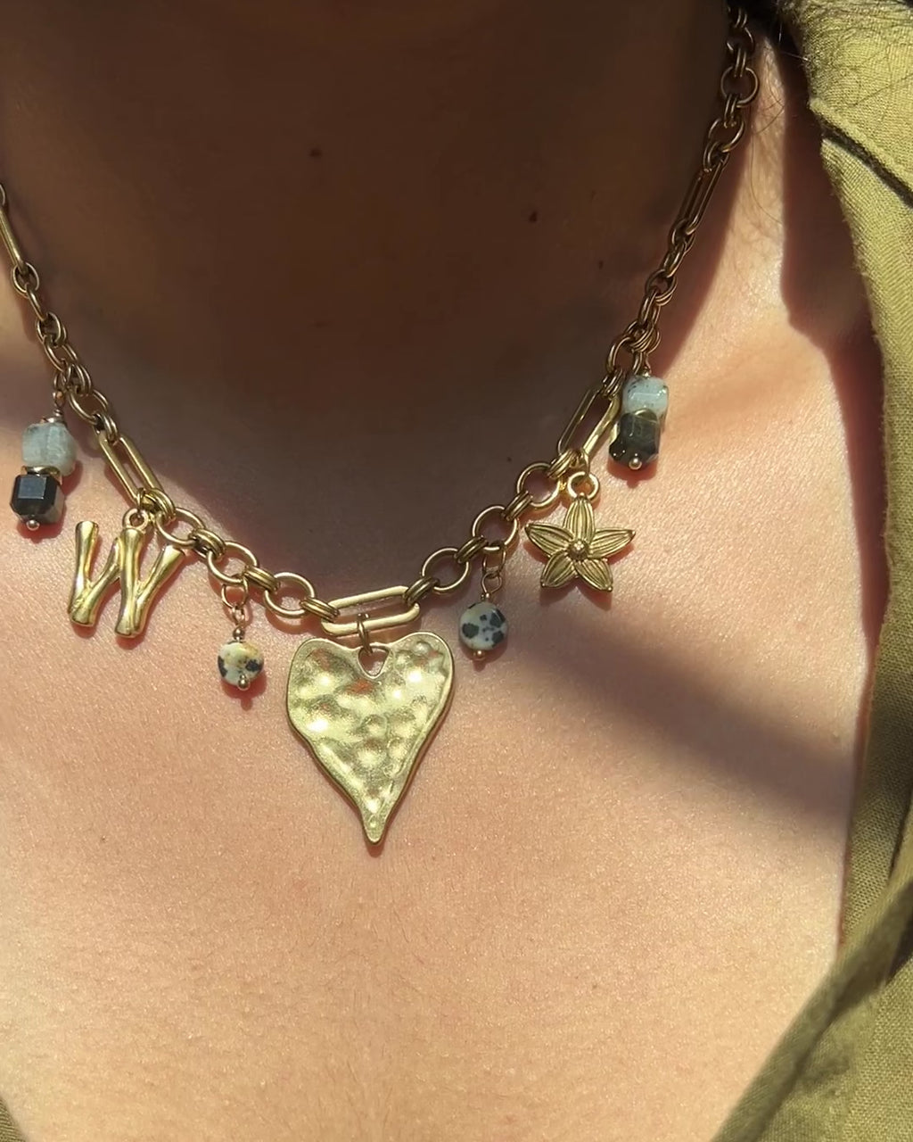 Letter Charm Necklace
