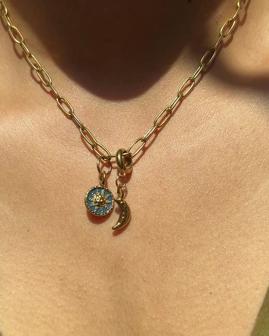 Celestial Paperclip Necklace