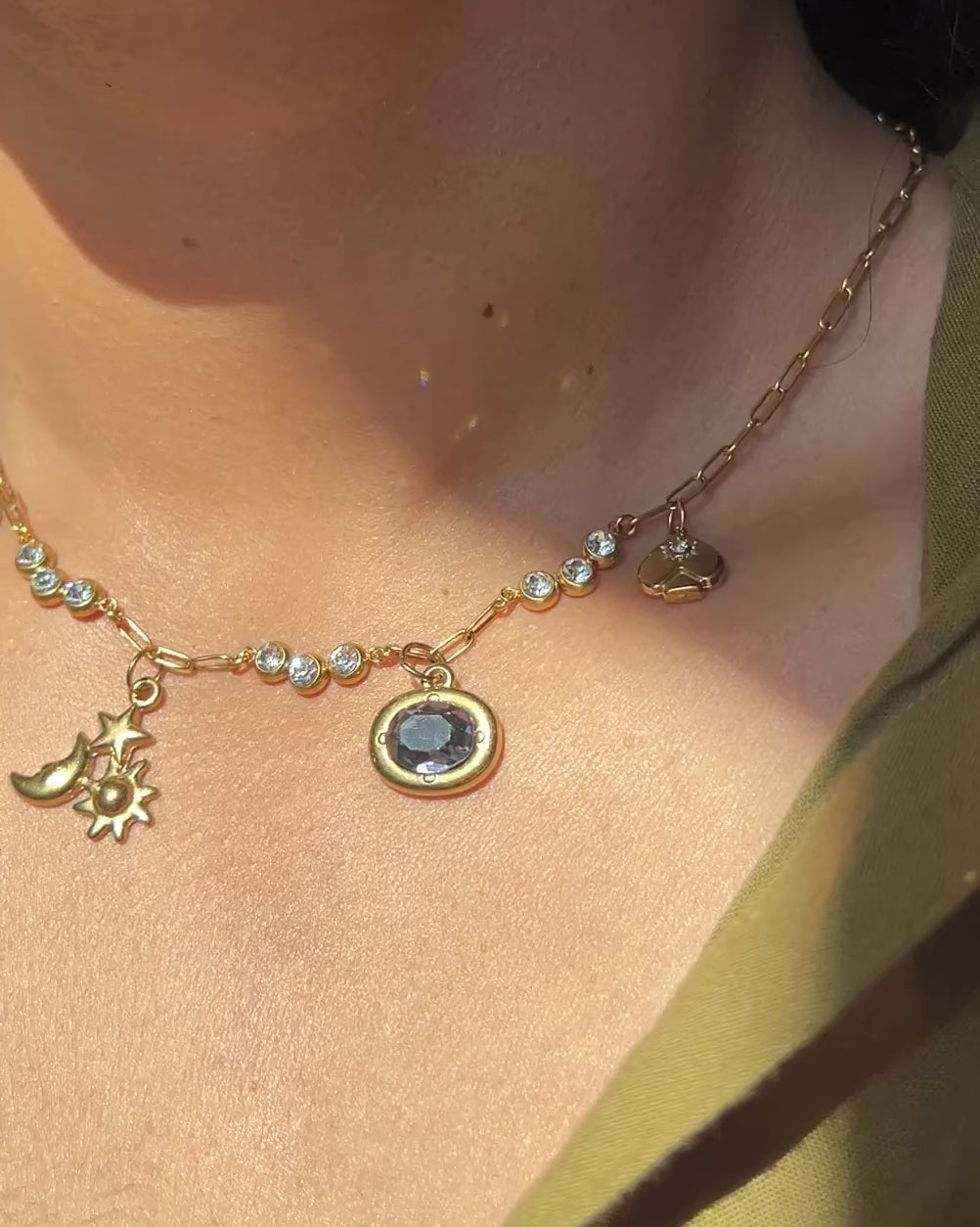 Celestial Stone Necklace