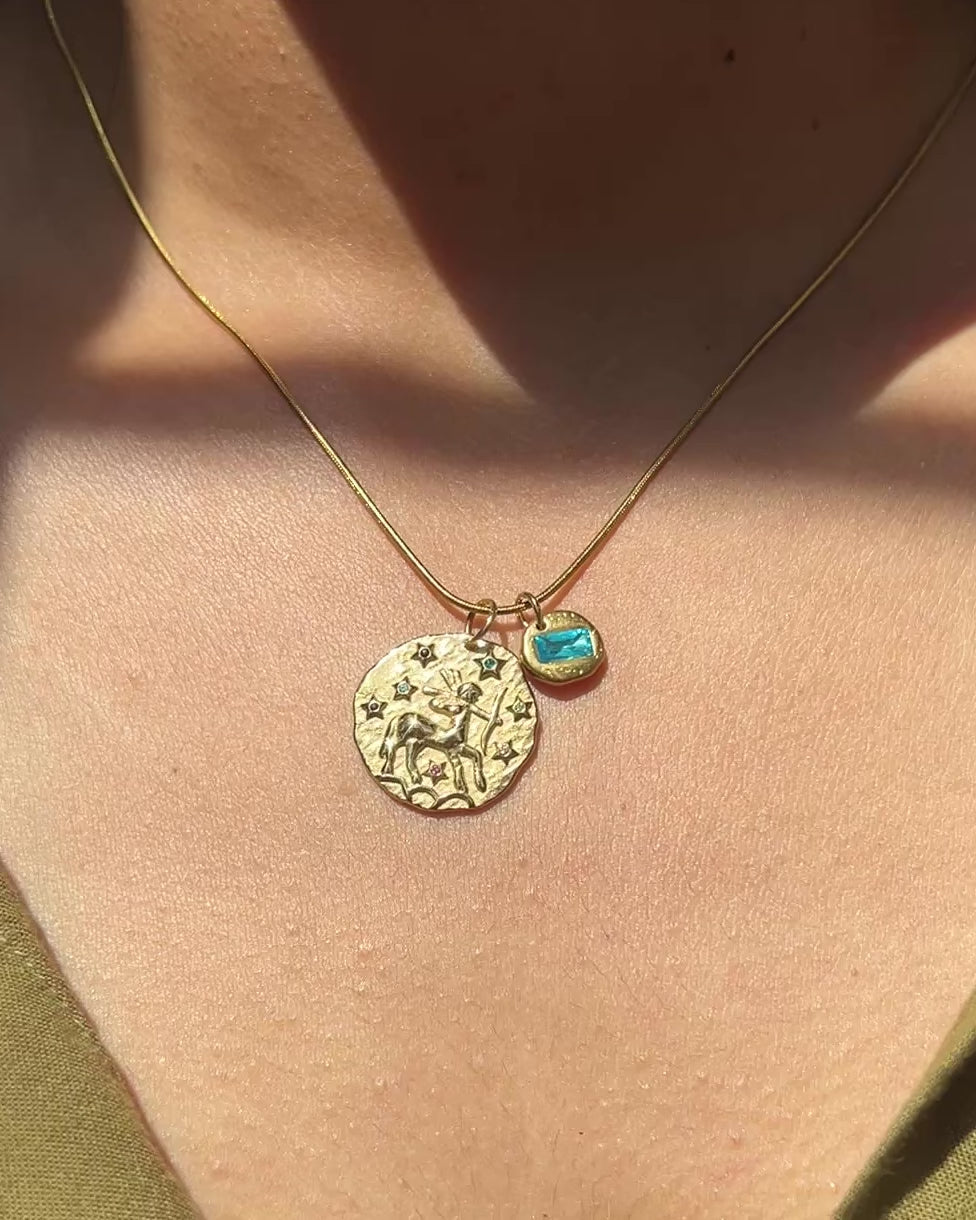 Zodiac Stone Necklace