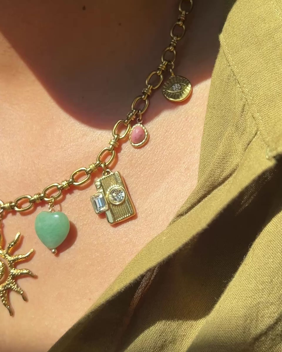 Golden Hour Charm Necklace