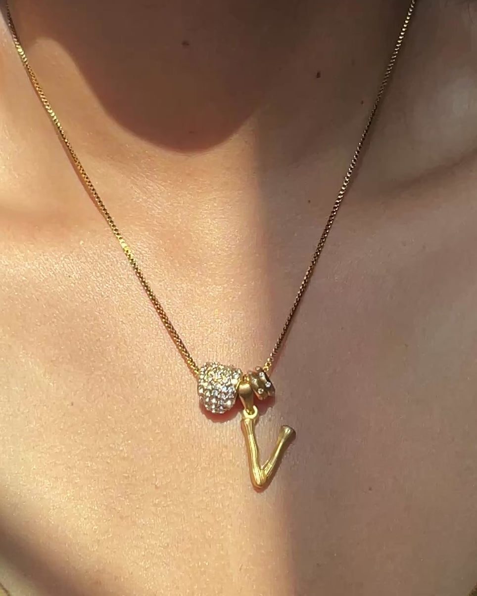Minimal Letter Necklace